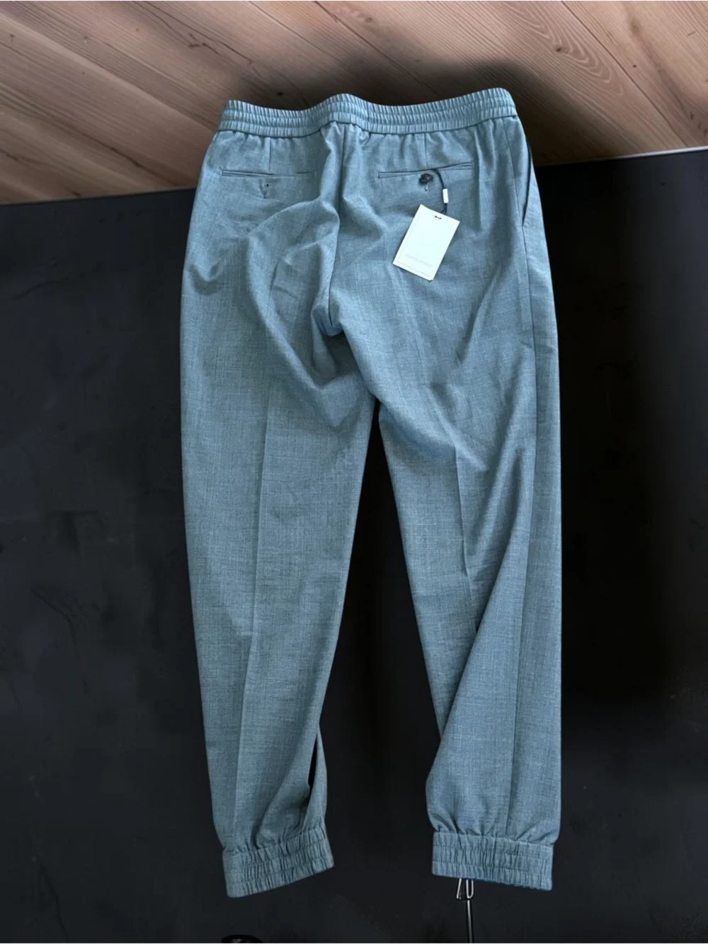 NWT Suitsupply Ames Pleat 50 US 34 Light Grey Gray Pure Wool VBC Super 120s